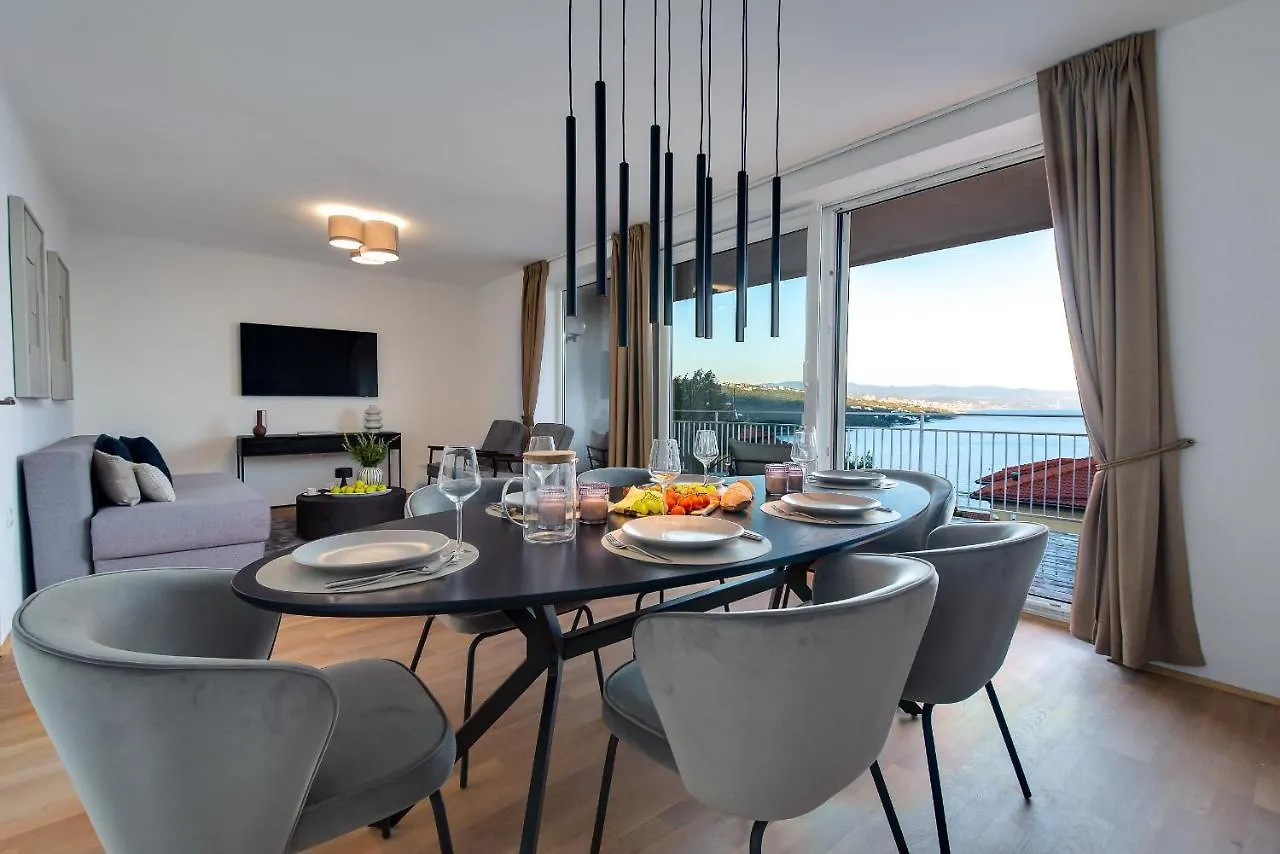 Premium Apartment With Beautiful Sea View, Short Walk To The Sea Opatija Chorvatsko