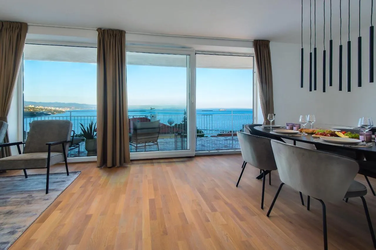 Premium Apartment With Beautiful Sea View, Short Walk To The Sea Opatija