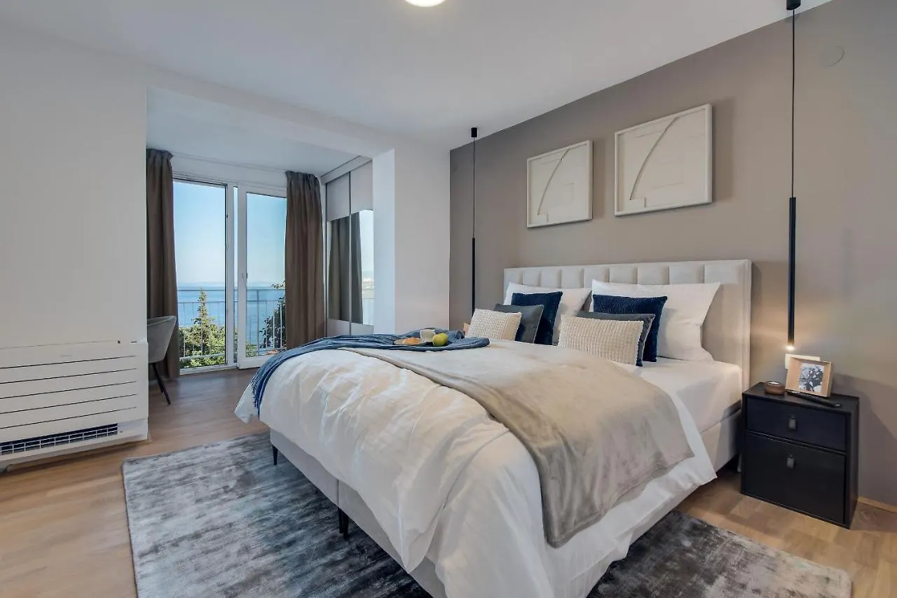 Premium Apartment With Beautiful Sea View, Short Walk To The Sea Opatija Chorvatsko